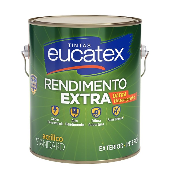 EUCATEX RENDIMENTO EXTRA 3,6L BRANCO